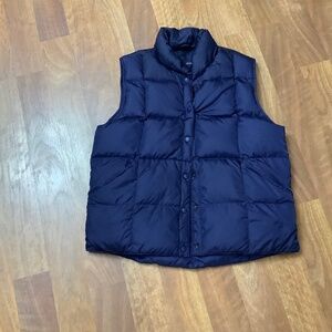 Lands’End Down Puffer Vest Large